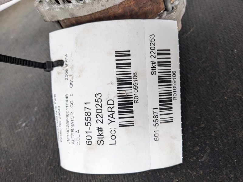 Alternator Fits 06-13 MAZDA 6 1059106