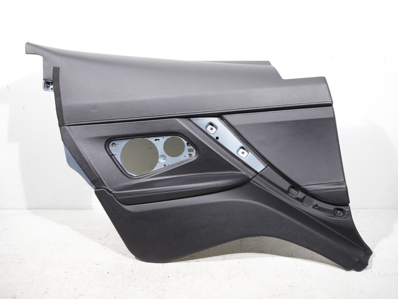 12-18 BMW 650I 640I F13 Rear Left Door Panel Cover Black W/ Stitching OEM 95K