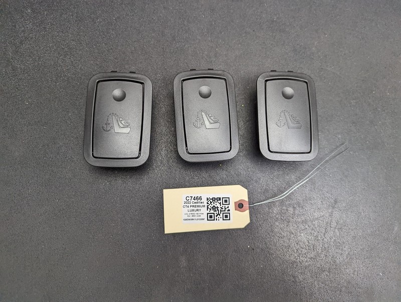 3PC Rear Seat Child Tether Anchor Cover 2022 Cadillac CT4 42780934 2023