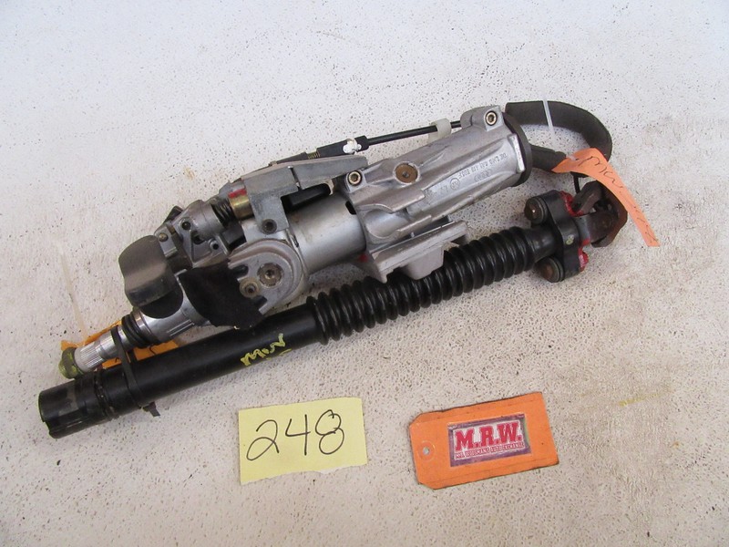 for 92 93 94 AUDI 100 S4 STEERING COLUMN SHAFT RACK PINION USED FLOOR SHIFT TILT