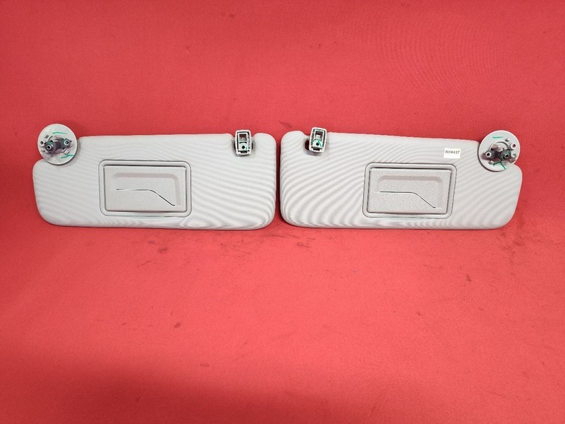 2013-2016 Chevy Spark + EV Sun Visor Shade Left Right Set Light Titanium Grey