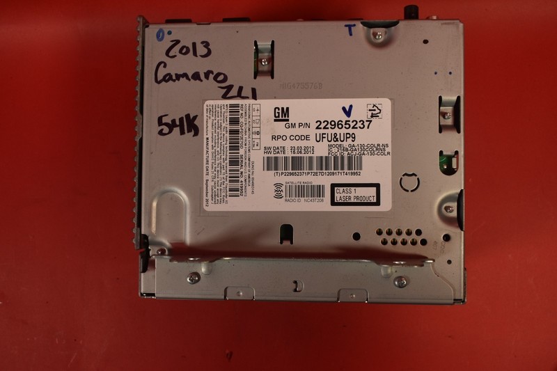 *PARTS UNIT** CAMARO ZL1 MP3 BT CD Radio OEM *22965237 USED*