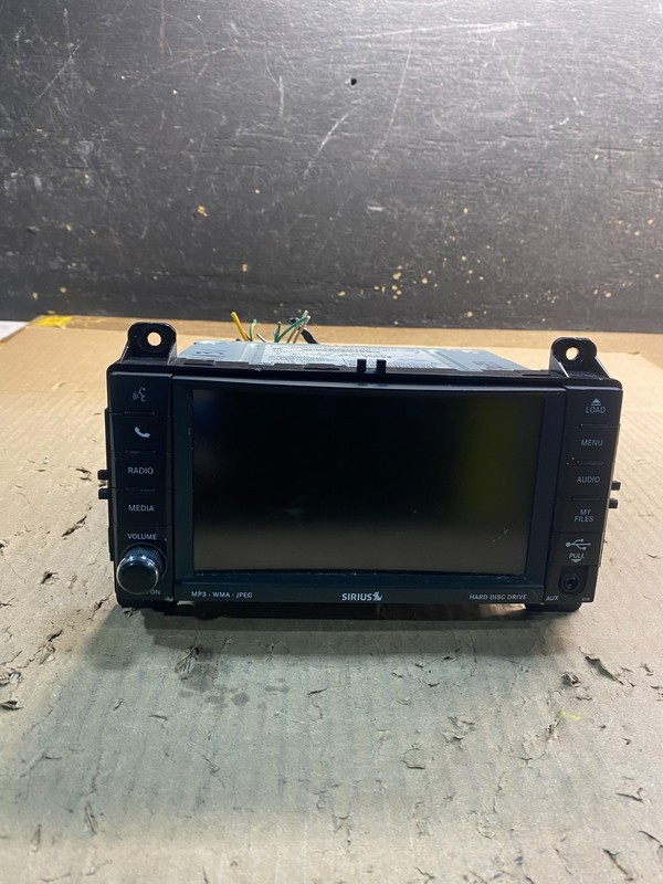 2011 Jeep Grand Cherokee Media Satellite Radio Screen Display Z5380 DG