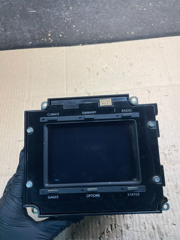 1988 to 1999 Buick Riviera Radio TouchScreen Heater Climate Control X8502 DG