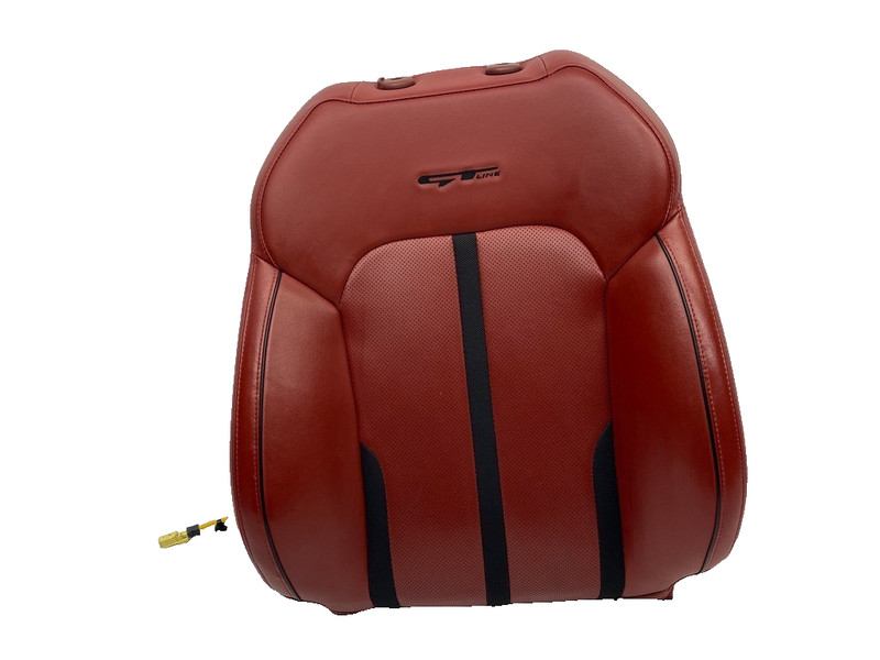 21-24 KIA K5 GT LINE FRONT RIGHT UPPER SEAT CUSHION RED LEATHER OEM A0.64