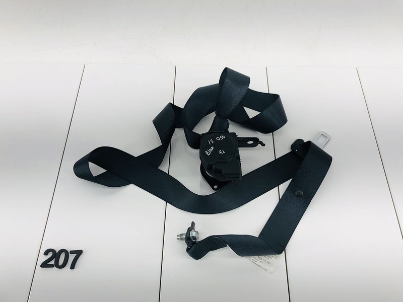 14-17 INFINITI Q50 REAR LEFT SIDE SECOND ROW SEAT BELT TENSIONER OEM