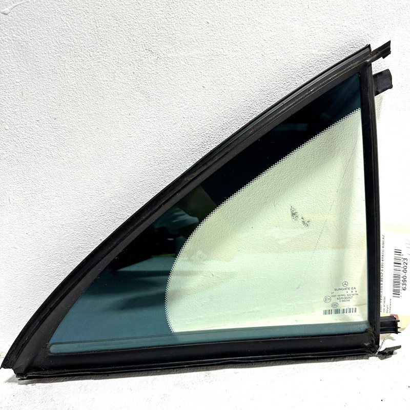 2007-2013 MERCEDES S550 W221 REAR PASSENGER SIDE DOOR QUARTER WINDOW GLASS OEM