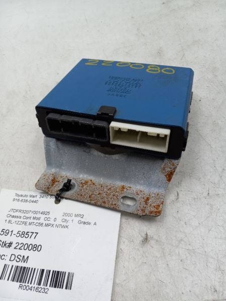 00-05 TOYOTA MR2 1.8L FWD AT MULTIPLEX NETWORK CONTROL MODULE ECM