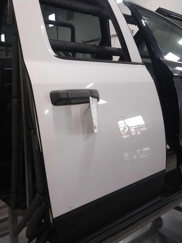 2012 RAM DODGE 1500 Pickup White Right Rear Door Good Condition No Rust