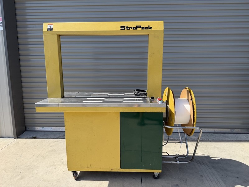 STRAPACK AUTOMATIC STRAPPING MACHINE MODEL NUMBER RQ-8