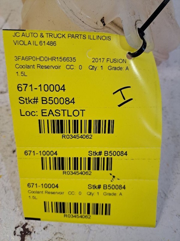 Coolant Reservoir Fits 17-20 FUSION 3454062