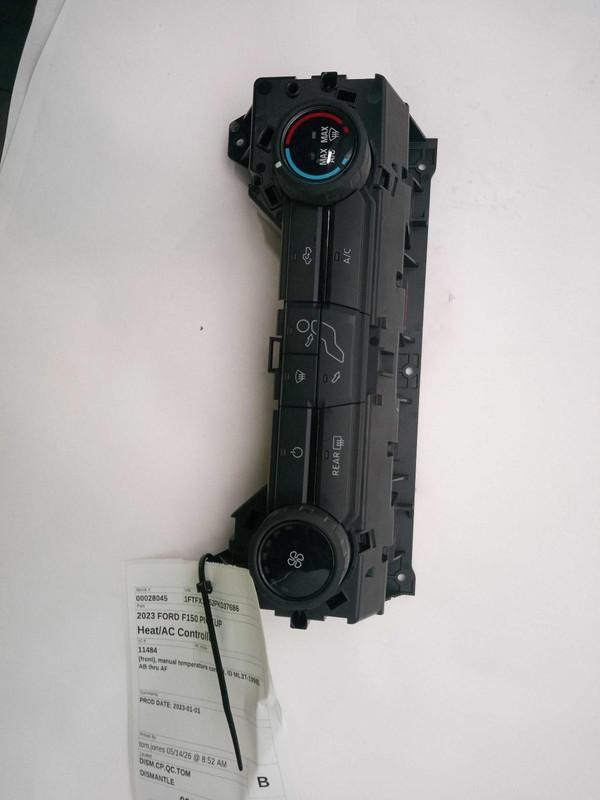 2023 Ford F150 A/C Selector Switch OEM White NJ25-28045-713596 100K Miles