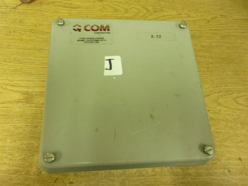 QCom Vynco Vynckier Industrial Control Panel Enclosure SU-102 AB-662632 "J"