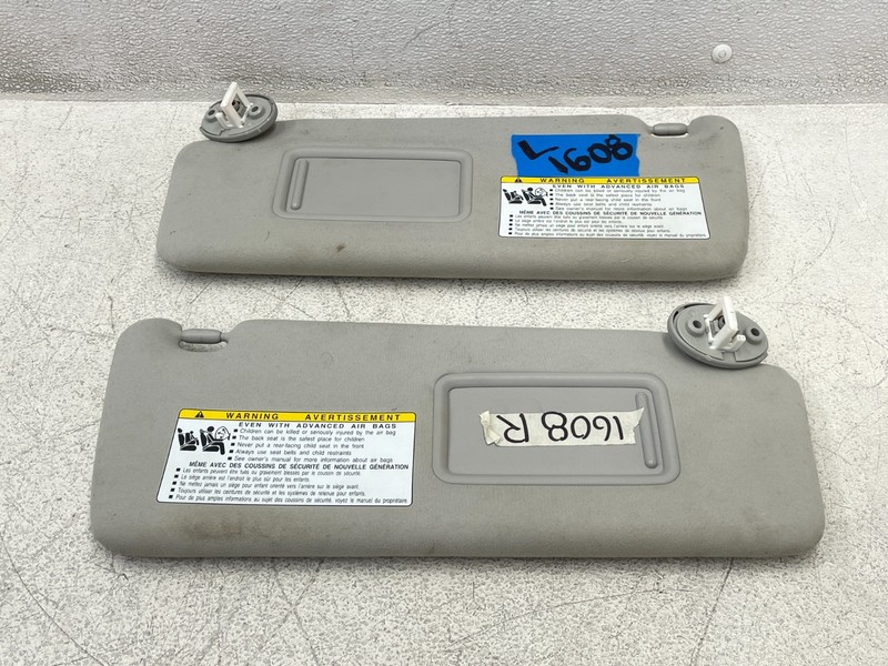 10 11 12 13 Lexus GX460 Front Left & Right Sunvisor Visor Set Pair 1608 OEM