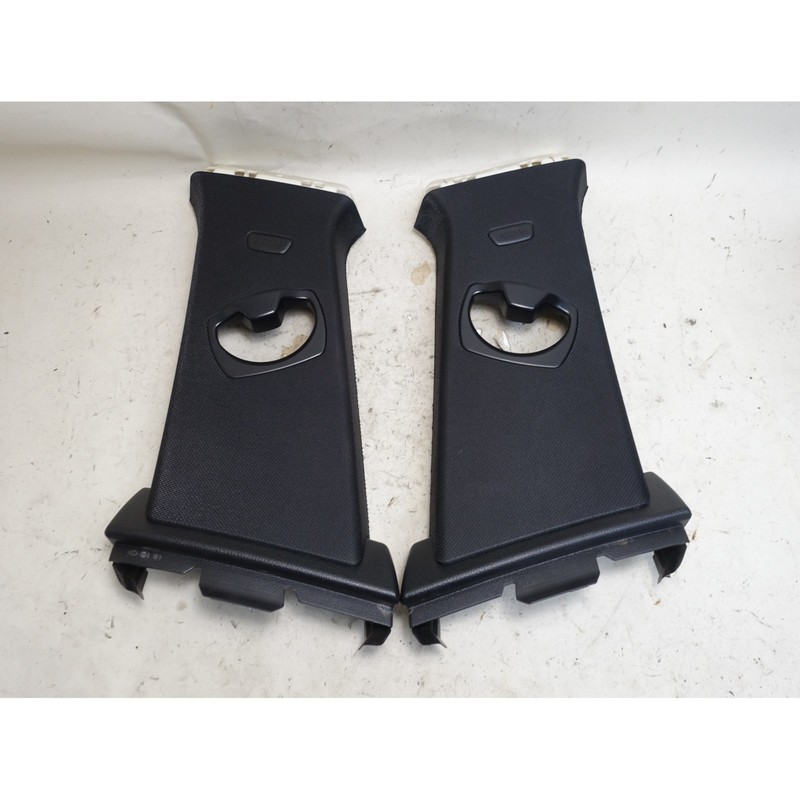 14-18 BMW F36 4-Series Gran Coupe Int B- Pillar Column Upper Covers Black OEM