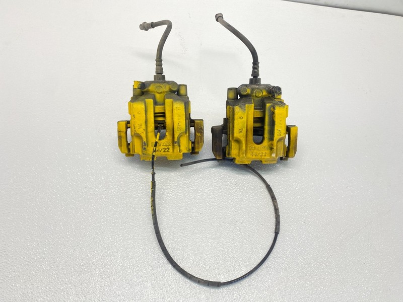 05-15 BMW E90 E92 3 Series X1 Rear Brake Caliper Carrier Housing Shoe Set OEM✅