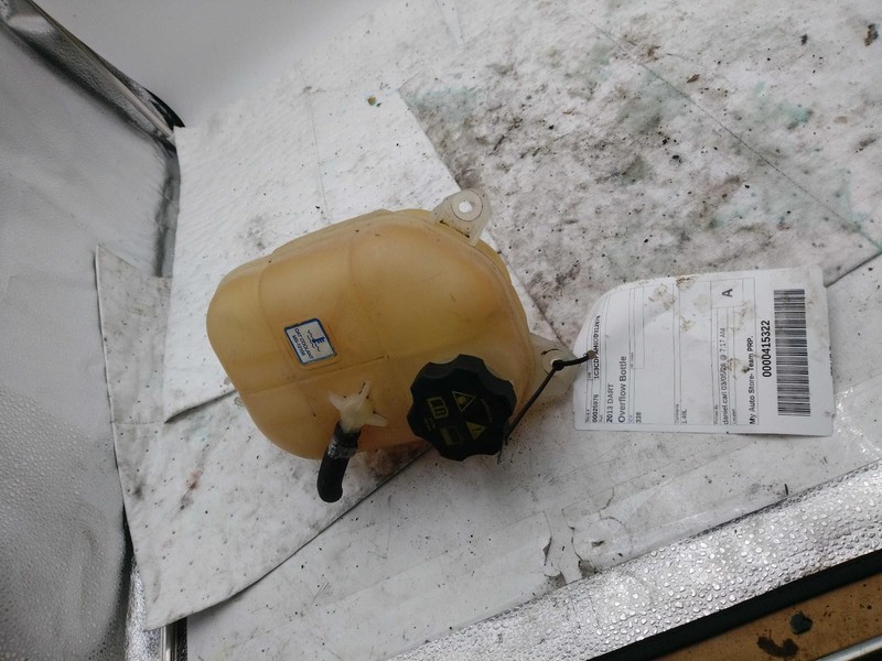 2013-2016 Dodge Dart Engine Coolant Reservoir OEM Black 1.4L 117K Miles