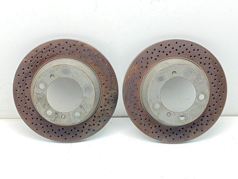 05-08 Porsche Boxster Cayman Front Left & Right Side Brake Rotor Disc Pair OEM✅