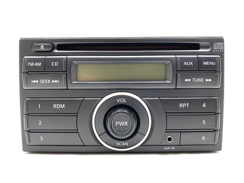 Radio Receiver AM-FM-CD 28185-ZW80D Fits 2010-2012 Nissan Versa Hatchback 75444