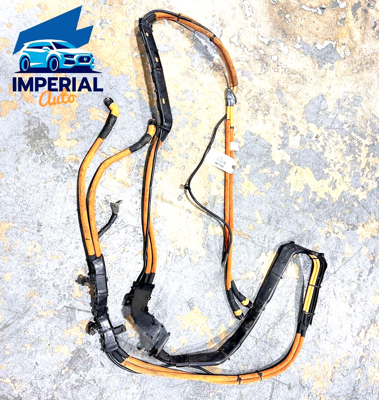 2011 12 PORSCHE CAYENNE HIGH VOLTAGE LINE BATTERY CABLE WIRE HARNESS WIRING OEM
