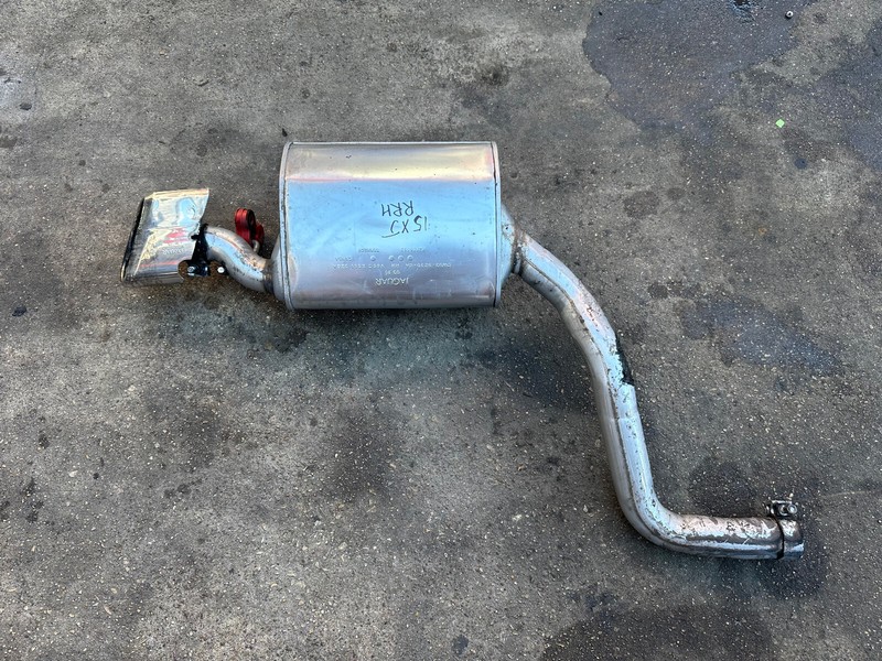 10-19 JAGUAR XJ REAR RIGHT SIDE EXHAUST MUFFLER PIPE OEM