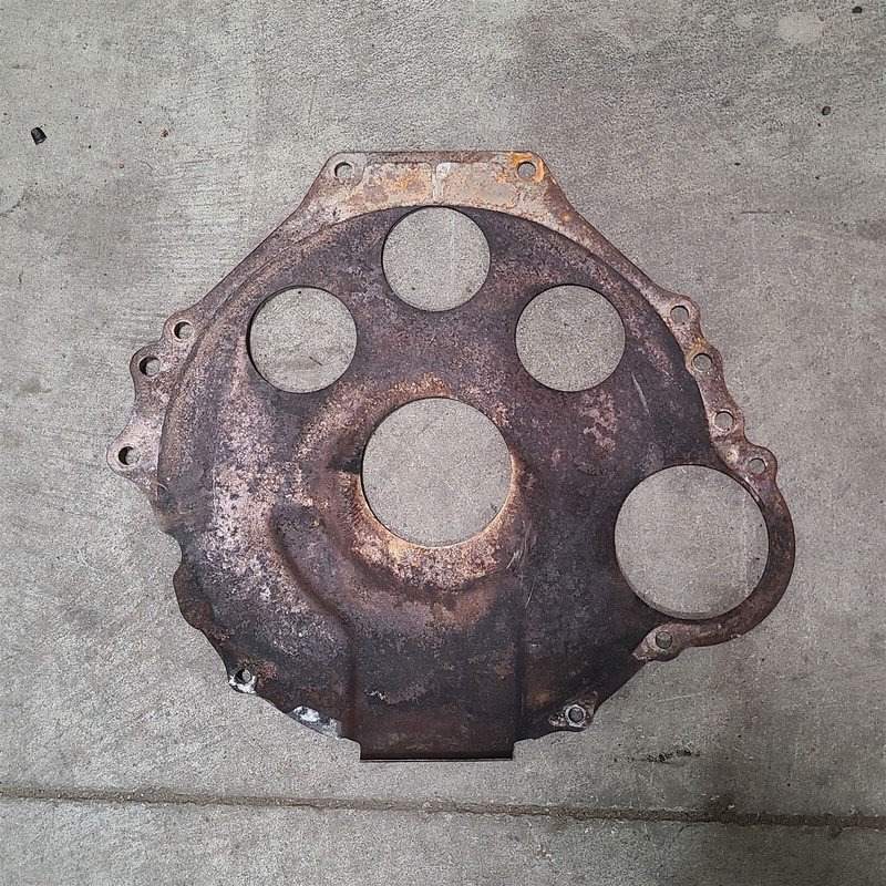 94-95 Mustang 5.0 Engine Block Plate Inspection Shield Manual Trans Aa7357