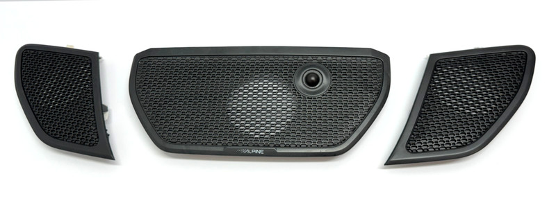 ✅2019-2025 RAM 1500 5TH GEN OEM SPEAKER GRILLE LEFT CENTER RIGHT DASH COVER SET