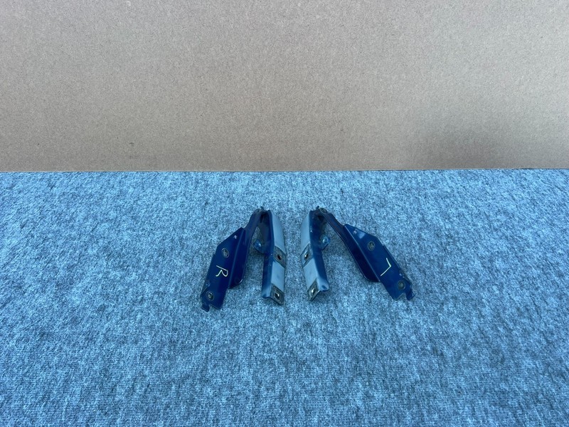INFINITI Q50 Q60 2014-2024 OEM LEFT AND RIGHT HOOD HINGES BRACKETS PAIR (BLUE)