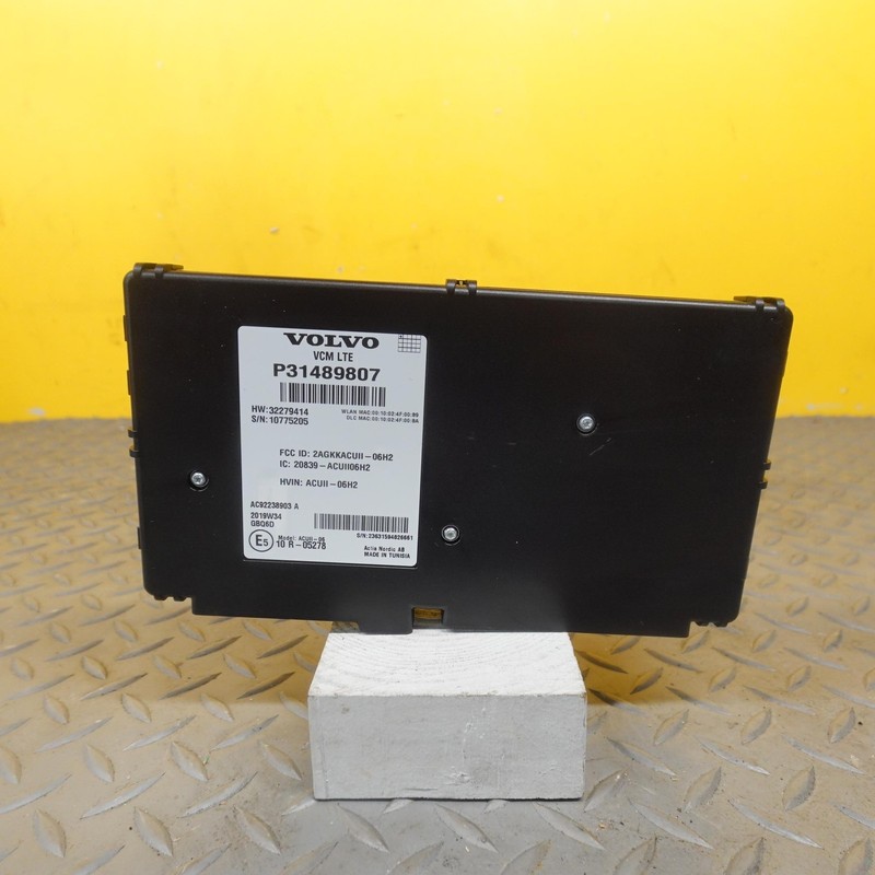 2019-2022 VOLVO XC40 TELEMATIC COMPUTER CONTROL MODULE UNIT OEM 31489807