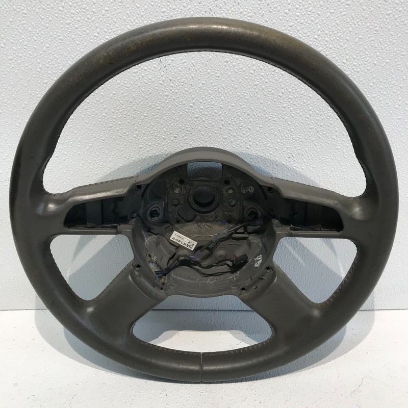 AUDI A8 LEATHER STEERING WHEEL GRAY OEM