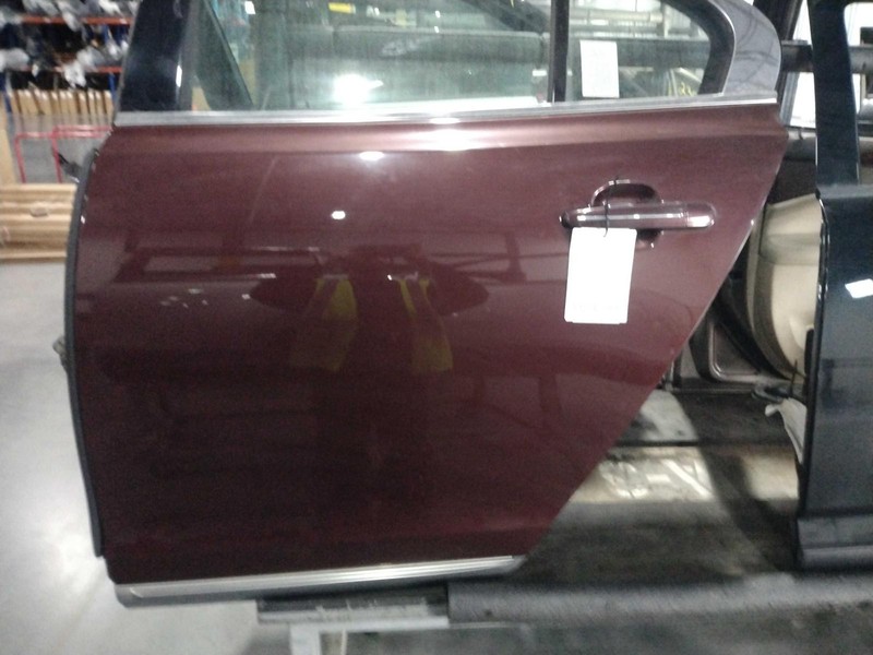 Lincoln MKS 2009 Left Rear Door Maroon 517925 6248