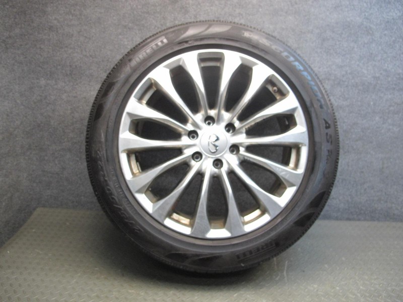 2015-2017 INFINITI QX80 FACTORY R22" WHEEL RIM 22x8J ET30 W/ TIRE 275/50
