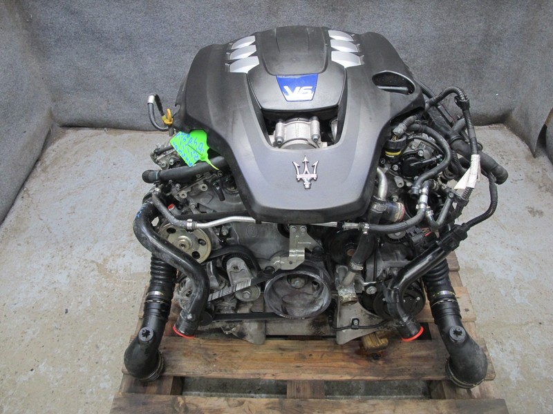 14-17 MASERATI GHIBLI M157 SQ4 3.0L F160 AWD A/T TWIN TURBO ENGINE 126K VIDEO
