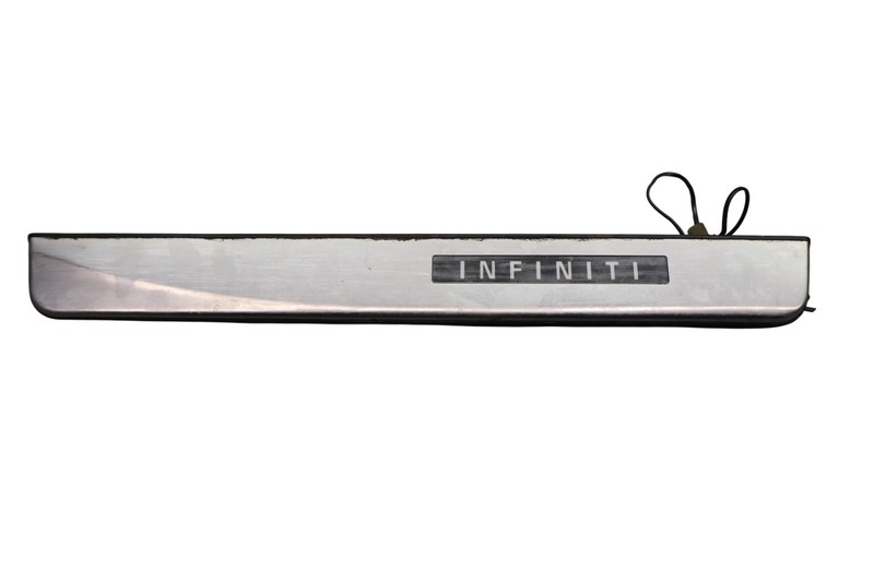 11-17 Infiniti QX56 QX80 Front Left Side Door Sill Scuff Plate Illuminated OEM