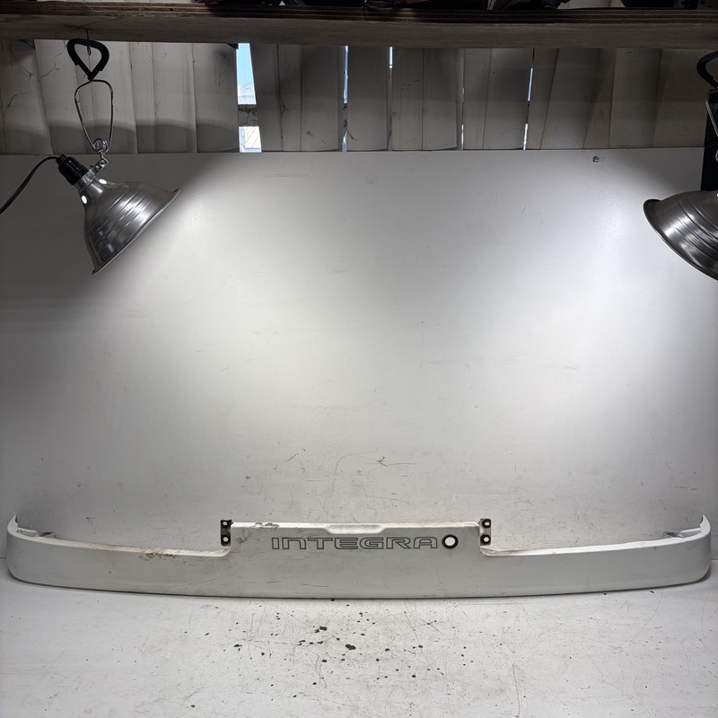 90-93 Acura Integra 3D Rear Bumper Upper Panel Trim White 66130-SK7-010ZZ OEM