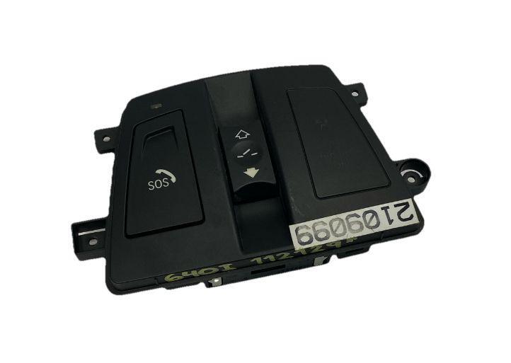 BMW 640I overhead console 2016 sun roof control switch assy black OEM 28252861