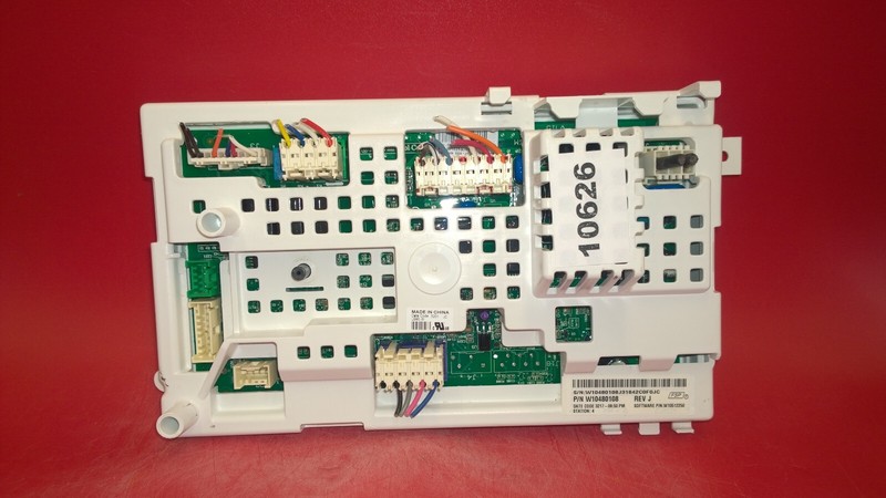 WHIRLPOOL WASHER CONTROL BOARDW10480108 REV J WD-10626