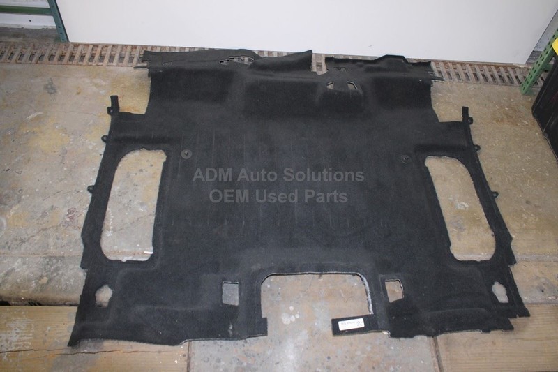 2019-2025 RAM 1500 5th Gen Crew Cab Rear Floor Carpet Liner / Black OEM
