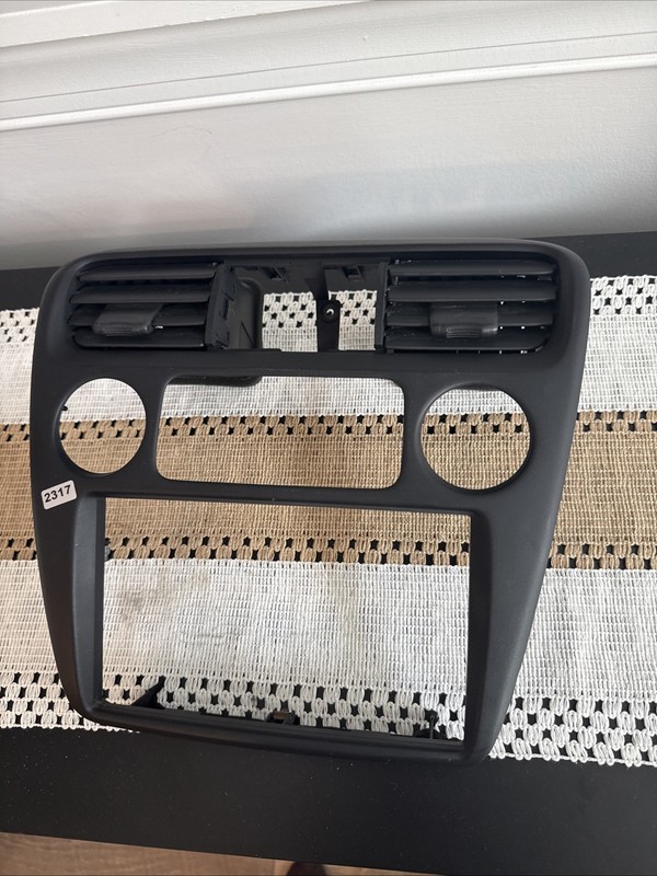 98-02 Honda Accord AC Climate Control Bezel Black Vents