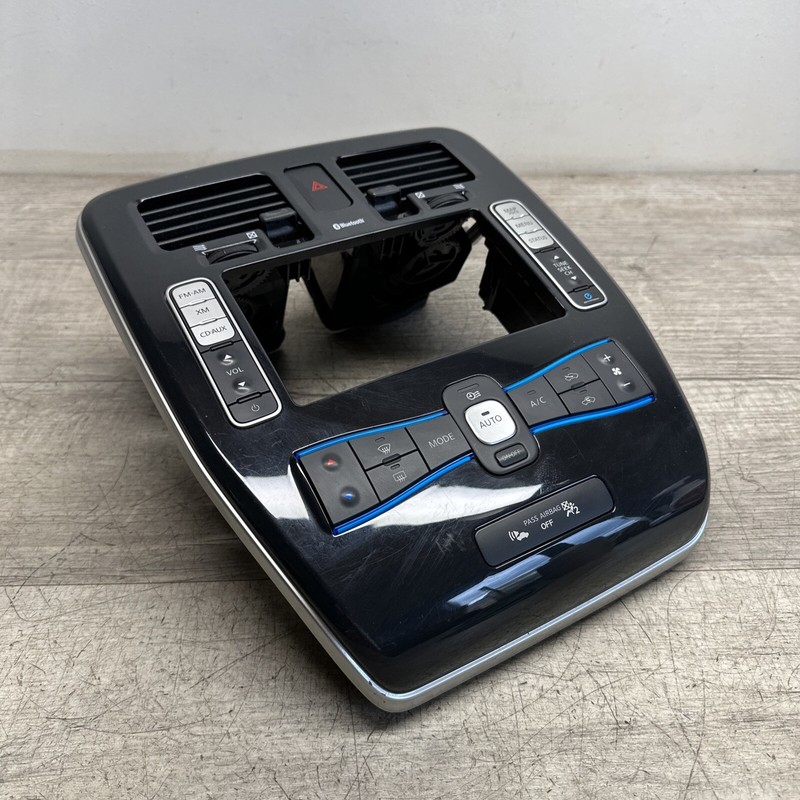 682603NA0A I 2011-2012 Nissan LeafCenter Dash Radio Climate Control Bezel Nav