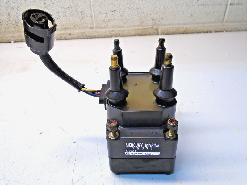 P3 MerCruiser Ignition Coil 120 140 3.0L 2.5L 1983-1995 15071T & Base 17561T