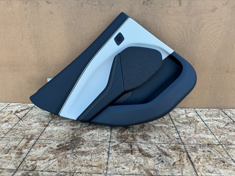 FORD MUSTANG MACH-E 2021-2024 OEM REAR LEFT DRIVER DOOR PANEL (BLACK/LIGHT GRAY)