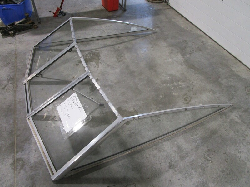 1994 Starcraft 1710 Boat Windshield Window Walk Through 69" Wide