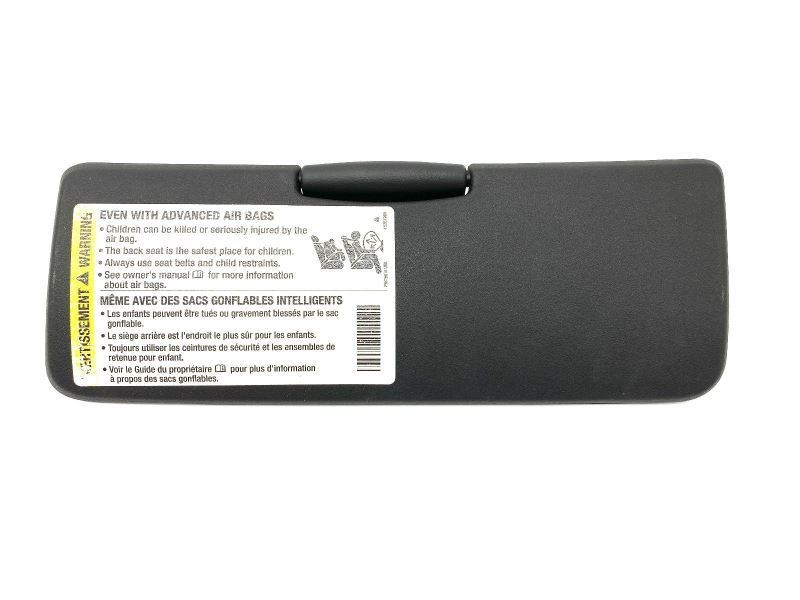 Right Passenger Side Sun Visor Ebony Fits 2006-2010 Pontiac Solstice 82646