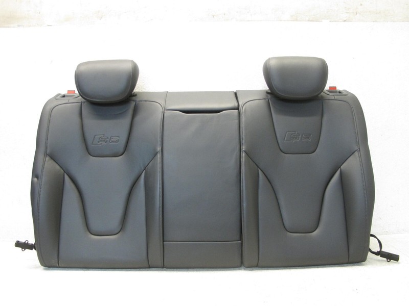 08-17 AUDI 8T A5 S5 RS5 COUPE REAR BACK UPPER SEAT LEATHER BENCH OEM 062624