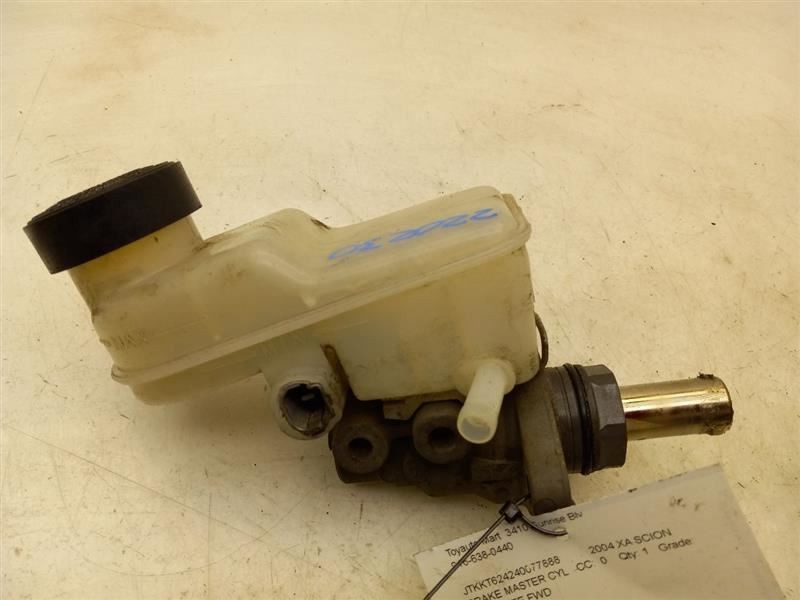 04-06 SCION XA 1.5L 4CYL FWD BRAKE MASTER CYLINDER ASSEMBLY