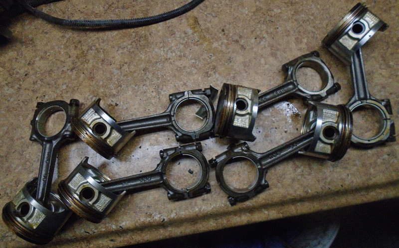 1998 Honda Goldwing GL1500 GL 1500 SE Engine Pistons Connecting Rods Motor 98