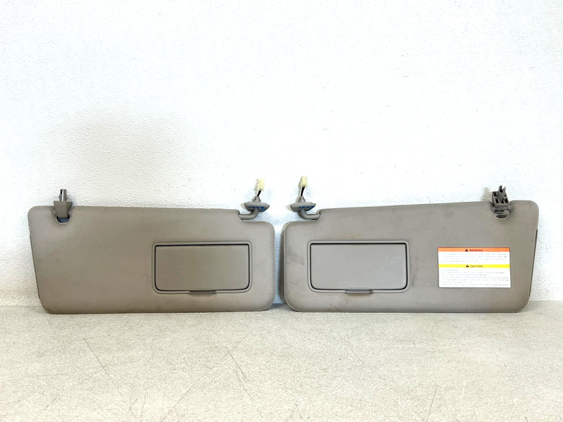 ⭐2011-2020 INFINITI QX80 FRONT LEFT & RIGHT SIDE SUN VISOR SHADE SET OEM LOT2661
