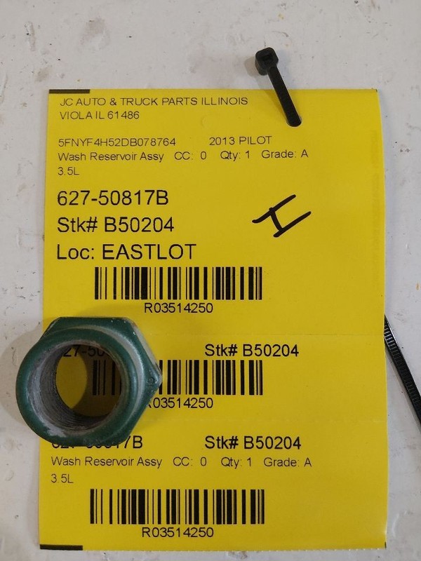 Wash Reservoir US Market AWD Level Sensor Fits 12-15 PILOT 3514250