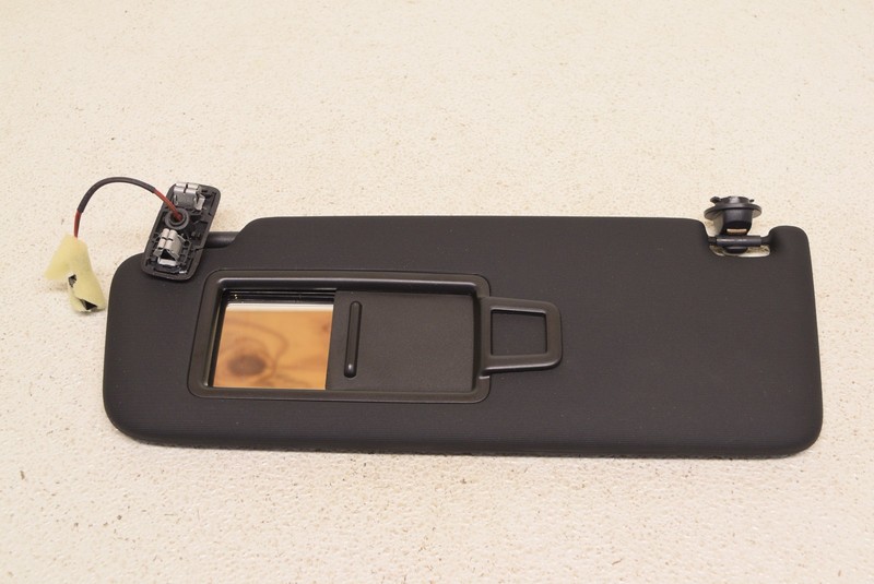 MK7 VW Jetta GLI Left Black Sun Visor W/ Clip Sunvisor Driver Side Oem 2019-2024